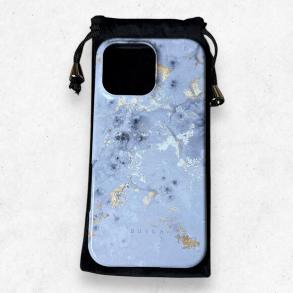 Burga First Frost IPhone 16 Pro Max Tough Case w/ Gold Accents - Picture 1 of 5